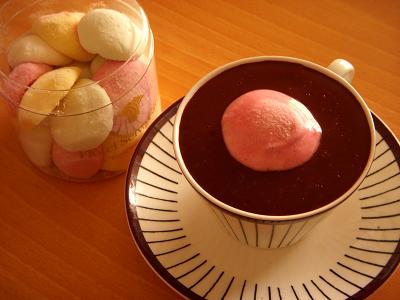 ココアとフルーツマシュマロ