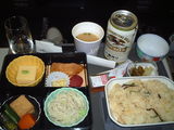 機内食(行き)