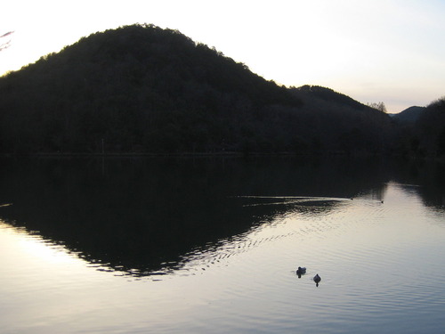 夕暮れ
