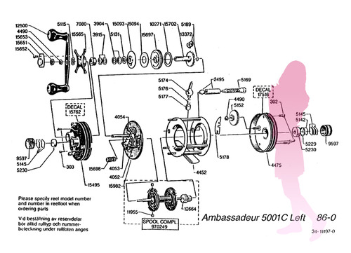 ABU ambassadeur 5001C 86y schematic
