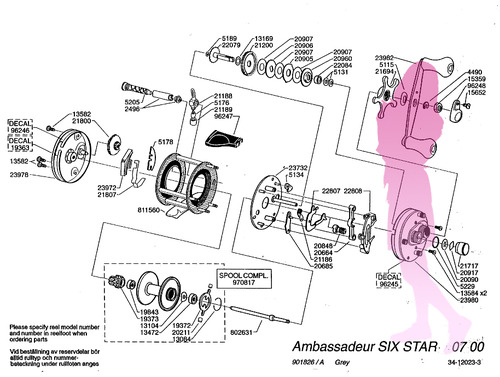 Abu ambassadeur SIX STAR 0700 schematic★彡