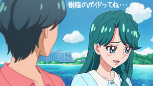 投げ竿のガイド♪