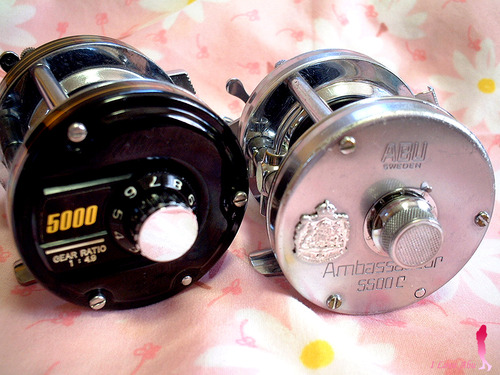 ABU ambassadeur 550C 74y VS ダイワ ミリオネア5000★彡