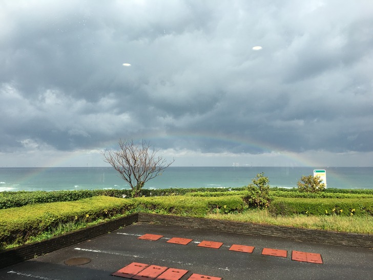 ゆうひパーク三隅 虹 日本海