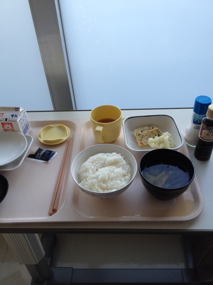 病院食と塩と醤油