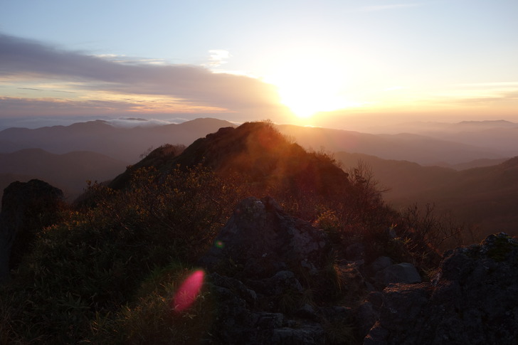 白山 夕暮れ