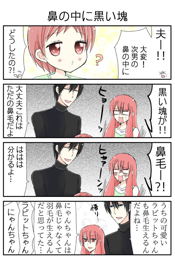 今日の兄弟 鼻の中に黒い塊 実録ヤンデレ夫婦生活