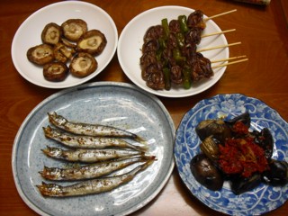 最初の料理