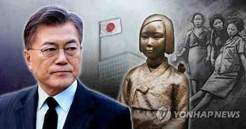 2017_5_10 日官房、文大統領就任初日慰安婦合意履行要求