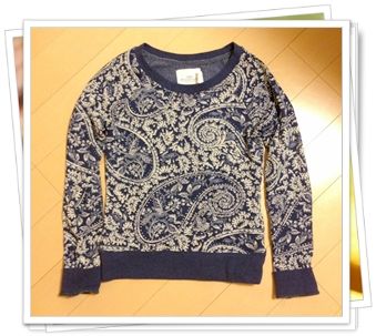 H&M柄スウェットシャツ