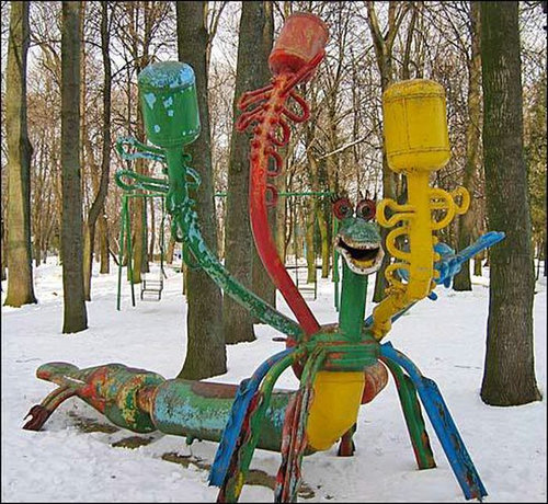 ロシアの遊具07