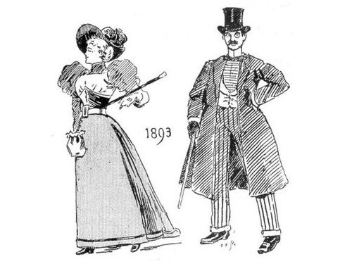19世紀に想像した20世紀のファッション00