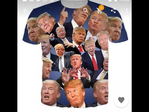 中国からトランプ大統領Tシャツを購入したら00