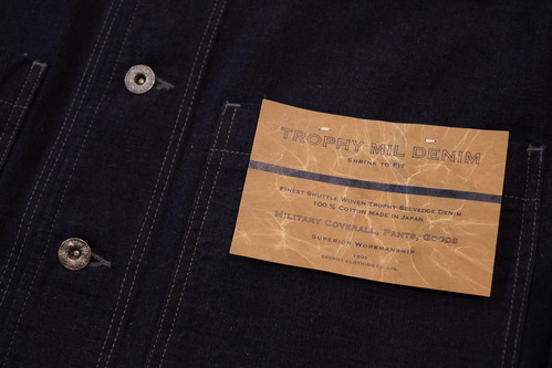 TROPHY カバーオール ブラウン TROPHY CLOTHING(トロフィークロージング) カバーオール OILED