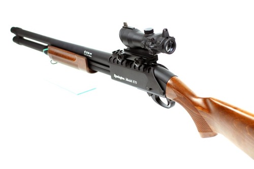 S&T M870にレシーバーレールを取り付けて狙撃仕様にしてみた : GUN