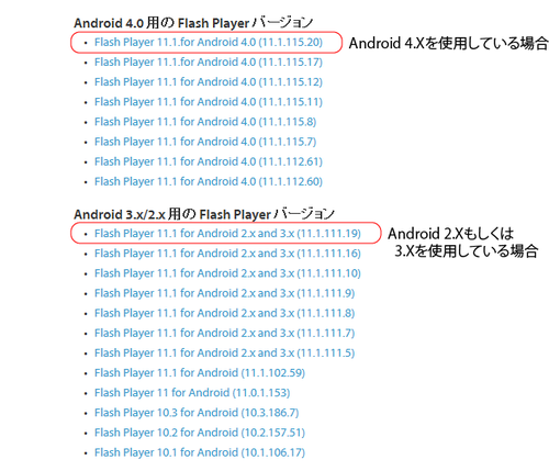 モバイルブラウザ向けFlash-Player-