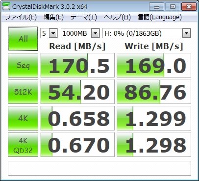 CrystalDiskMark USB3.0