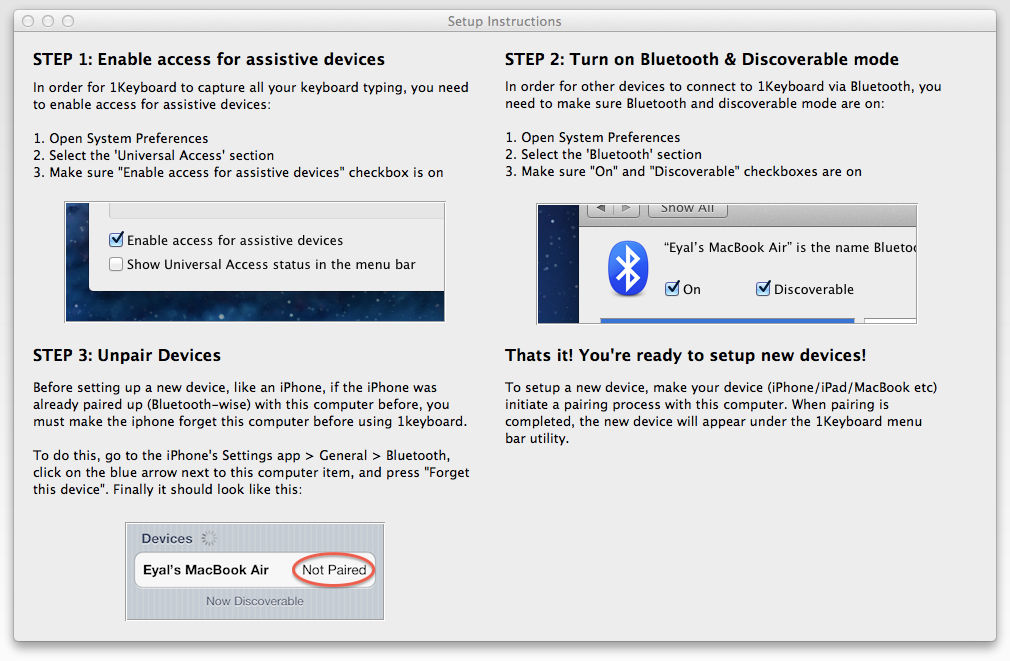 Setup Instructions