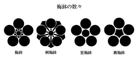 梅鉢一覧