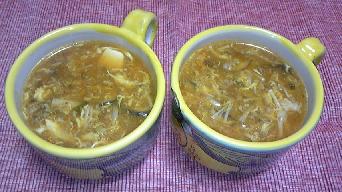 きのこの酸辣湯