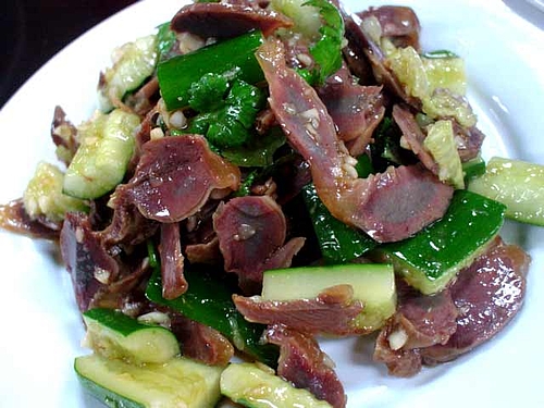 砂肝の冷菜! 砂肝の冷菜!