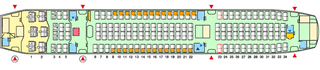 ANA B787 2-4-2 SEAT MAP