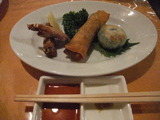 春巻き・にら饅頭・手羽揚げ