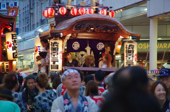 吉原祇園祭依田原三丁山車