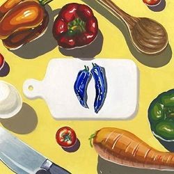 blue peppers