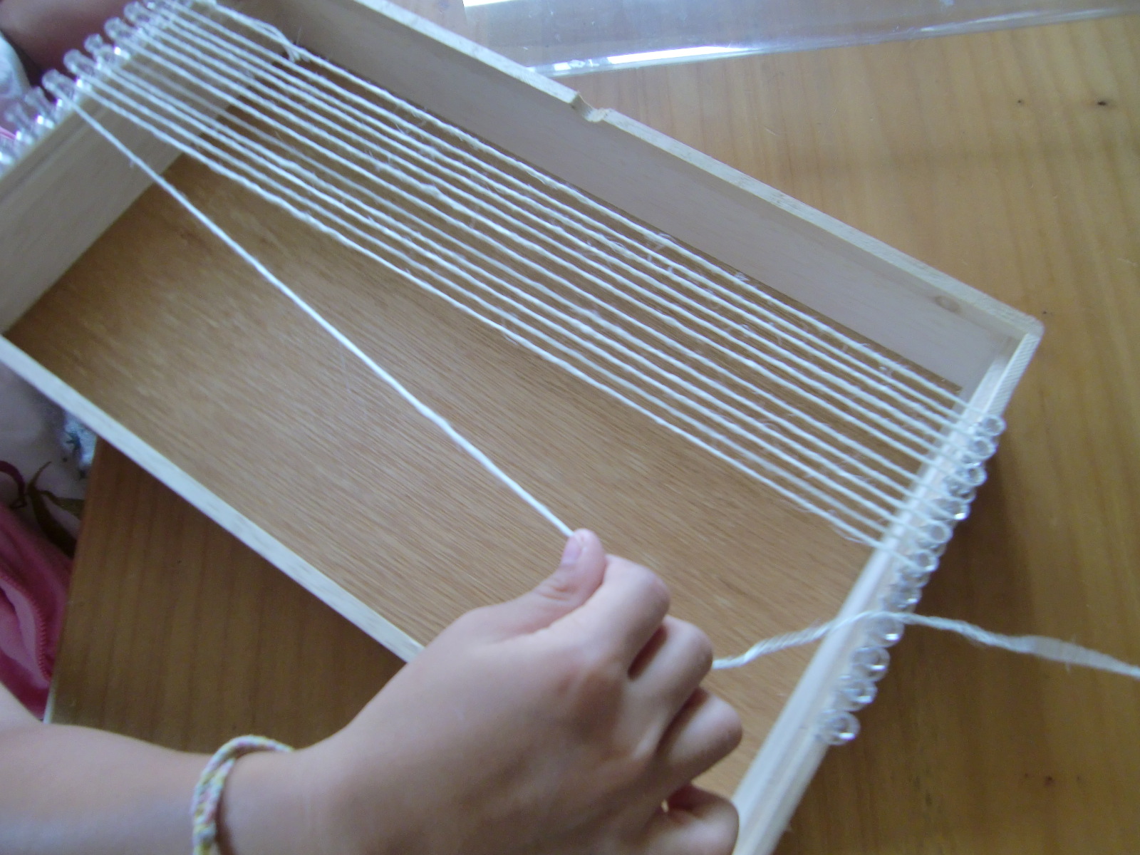 手作りの手織り機の作り方（前編） : LINEN GIRL の気ままにWOVEN