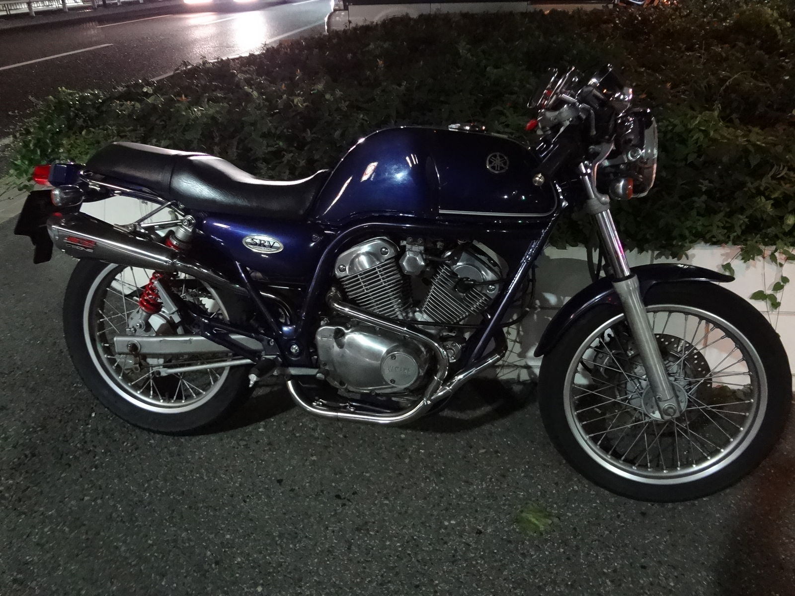 SRV250 ワンオフ サイドアップマフラーを製作しました。 : MOTO