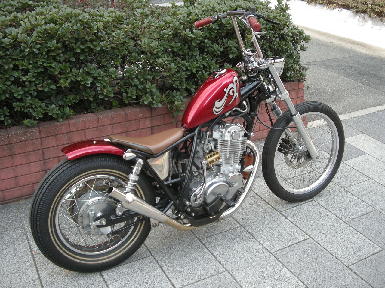 今日のチョッパー EMAちゃんのSR400 : MOTO-DOGカスタム日記