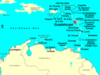 Guadeloupe map