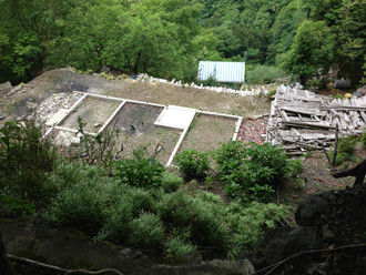 倉沢集落の住居新しい