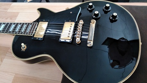 激レア　メーカー不明 レスポール 指板ポジションマークなし 激レア メーカー不明 レスポール 指板ポジションマークなし