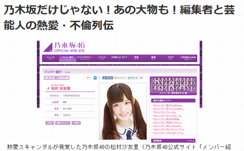 乃木坂46松村沙友理