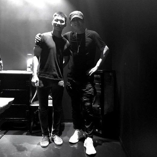 【BIGBANG NEWS】“入隊中”BIGBANGのD-LITE、休暇中の近況が話題…YGヤン・ヒョンソク代表と2ショット