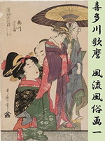 book-喜多川歌麿 風流風俗画1