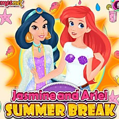 ジャスミンとアリエルの夏休み きせかえ お料理ゲーム無料