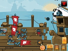 大砲で海賊船防衛シューティング Viking Valor フラシュ 無料ゲーム