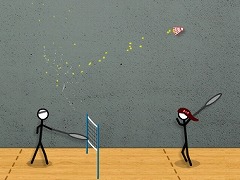 Stick Figure Badminton 2