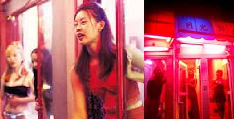 女性が声をかける