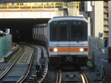 東京メトロ01系電車(渋谷駅にて、'16.12.24撮影)