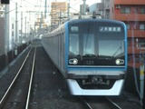 東京メトロ15000系電車(西葛西駅にて、'11.12.20撮影)*対向車内より撮影