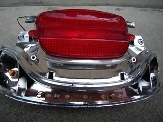 マジェスティ125 14円形 テール+20LEDハイマウントセット 簡単取り付け マジェスティ125 後付けハイマウントLEDブレーキテールランプ取付