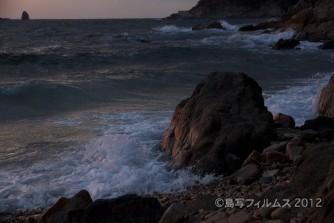 松島の夕日_ 夕陽百選_鯨浜_2012-02-09 17-09-13