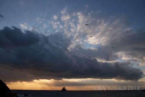 松島の夕日_ 夕陽百選_鯨浜_2012-02-09 16-39-53
