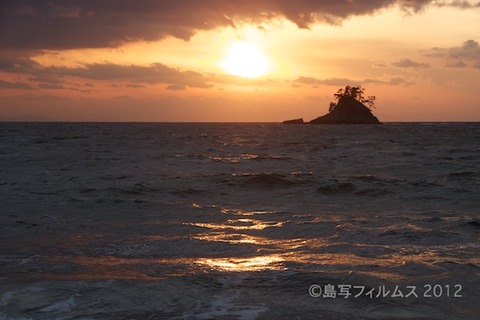 松島の夕日_ 夕陽百選_鯨浜_2012-02-09 17-05-38