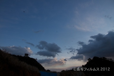 松島の夕日_ 夕陽百選_鯨浜_2012-02-09 16-44-26
