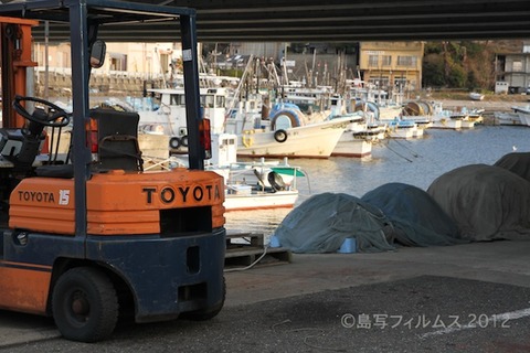 漁港_夕日_篠島_風景_海苔網_ゴルフ場_中手島_2012-02-16 16-37-49